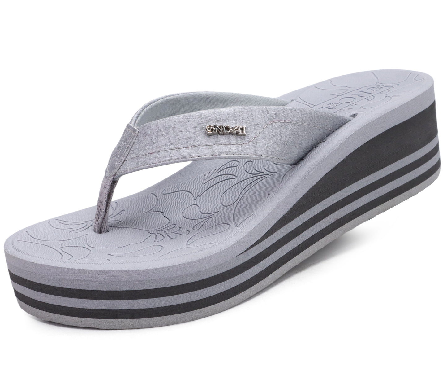 ONCAI Women¡¯s Platform Flip Flops Trendy Dressy Womans Summer Sandals with Comfortable Flatform Arch Support Walking Outdoor Rubber Soles (US Size 5-11)