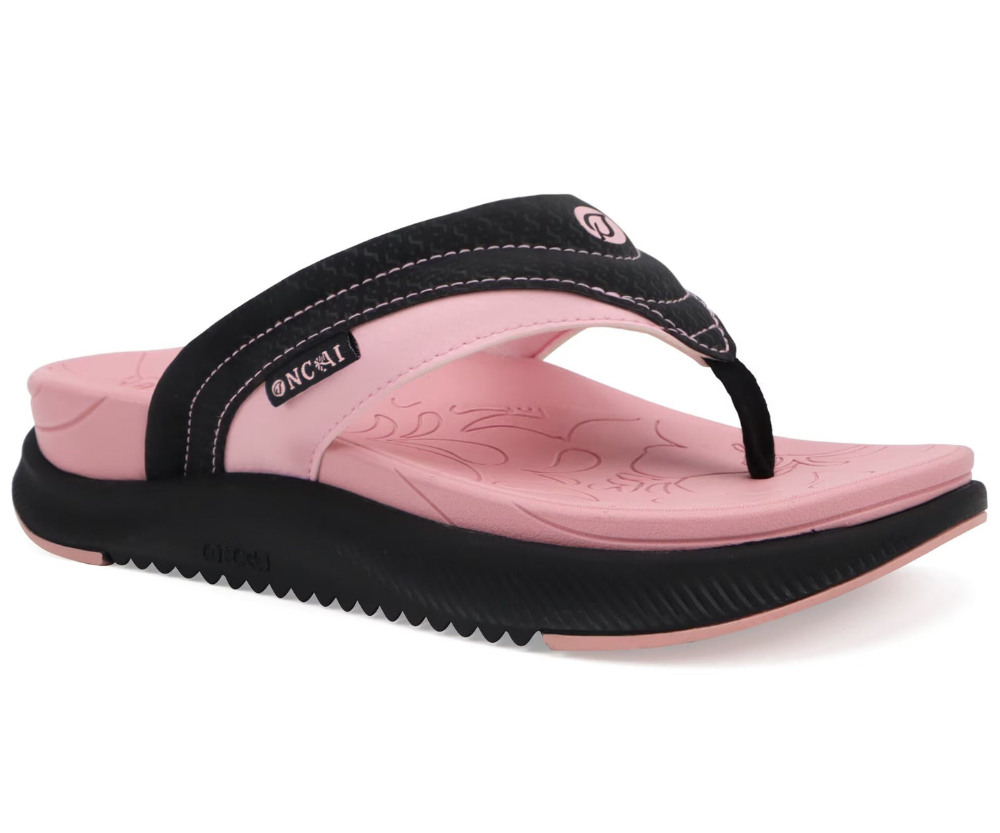ONCAI Women's Orthotic Flip Flops Recovery Walking Sandals for Women with Arch Support for Plantar Fasciitis Summer Comfortable Cushion Platform Slip-On Indoor Outdoor Size 6-12