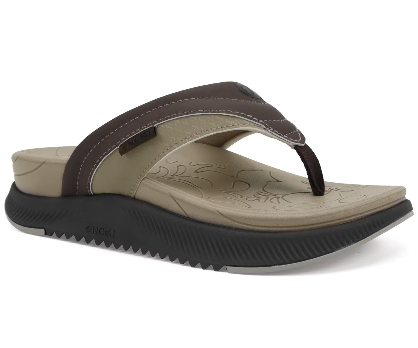 ONCAI Women's Orthotic Flip Flops Recovery Walking Sandals for Women with Arch Support for Plantar Fasciitis Summer Comfortable Cushion Platform Slip-On Indoor Outdoor Size 6-12