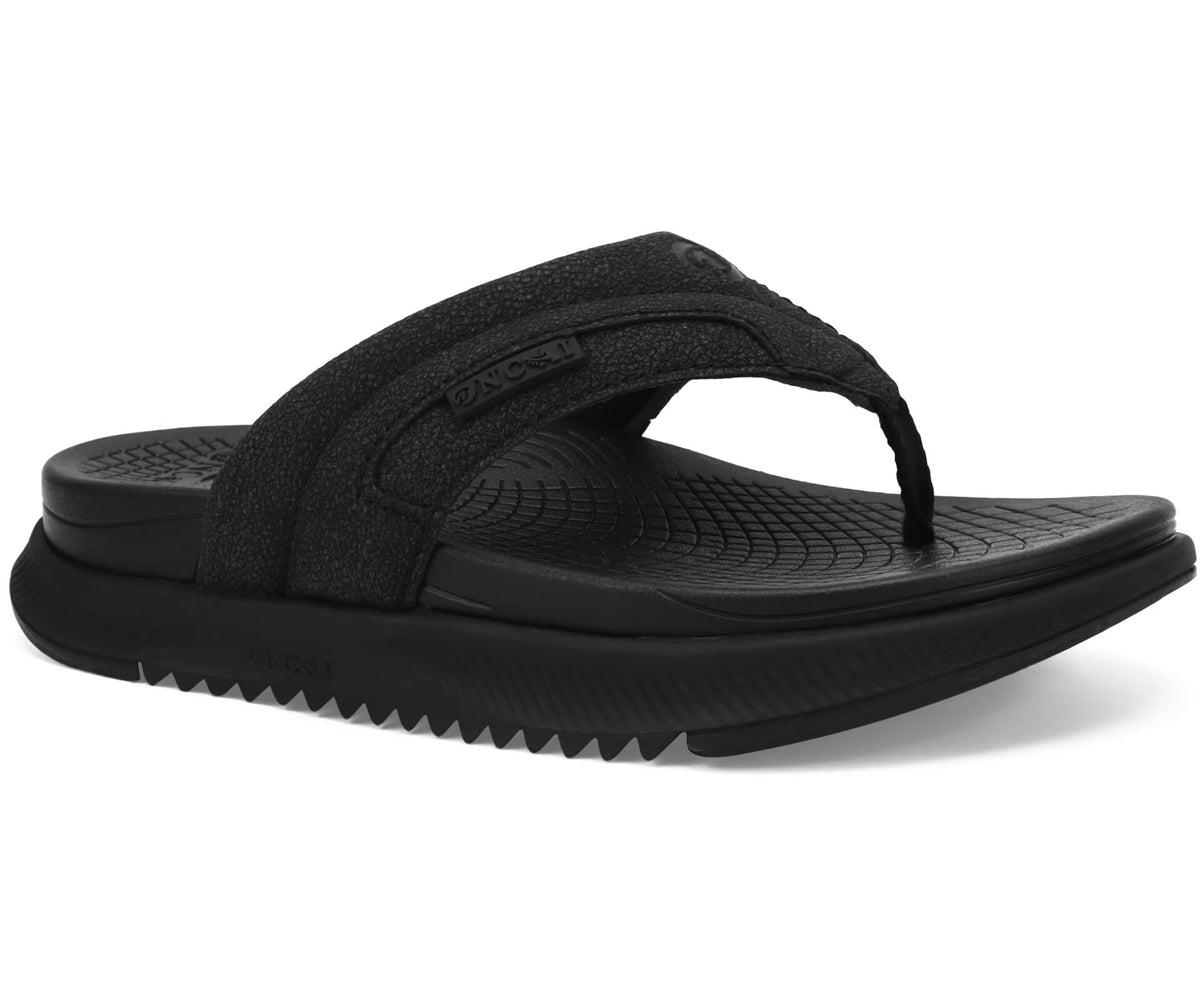 ONCAI Mens Flip Flops with Arch Support Summer Beach Pool Walking Sandals with Outdoor Yoga Mat Non-slip Cushion Thick Rubber Soles Size 7-14