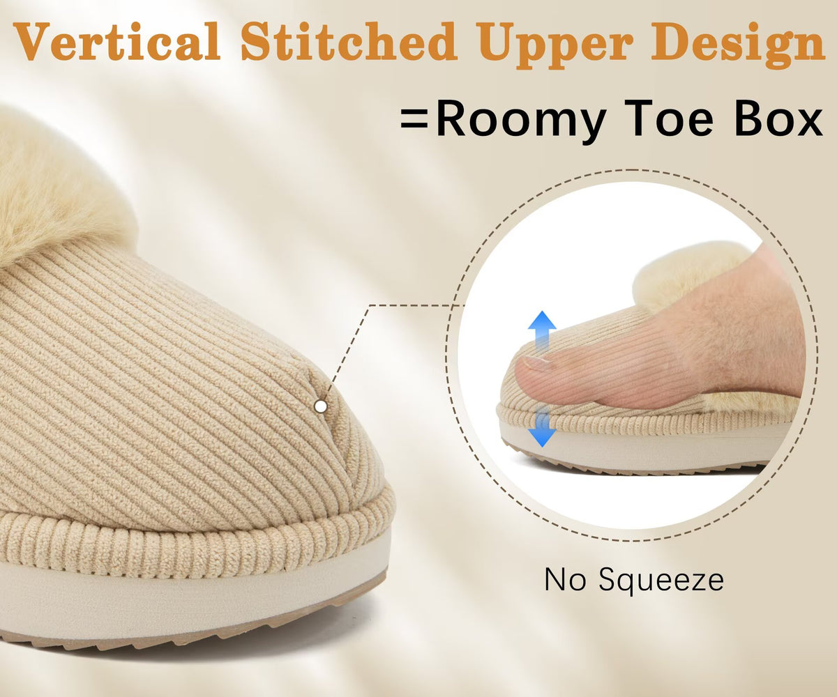 ONCAI Slippers for Women Memory Foam Platform Indoor House Shoes