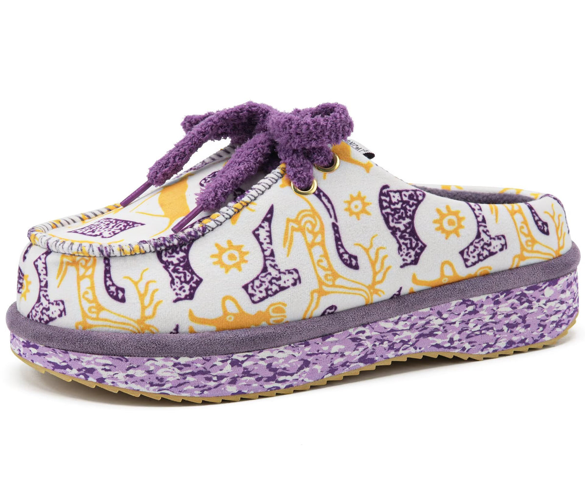 ONCAI Womens Slippers Memory Foam Cozy Fleece Winter Warm House Shoes Fluffy Polar Plush Lace Up Mule Non Slip Indoor Outdoor Thick Rubber Sole US 5-12